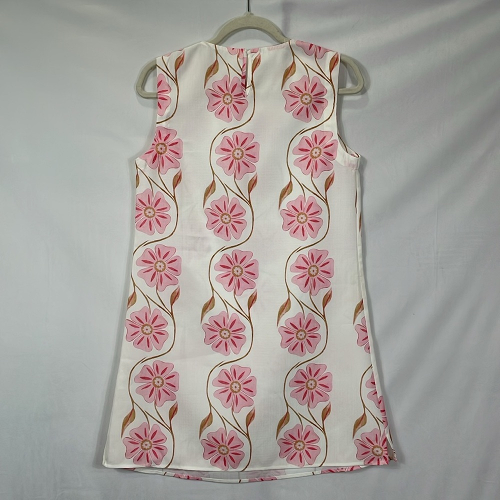 NWT Commense Size S Romantic Print Sleeveless Mini Dress - Picture 6 of 11